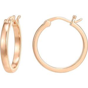 14K Gold Plated Earrings Lightweight Hoops 20mm/30mm Gold Hoop